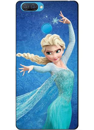 Силіконовий бампер чохол для oppo a12 a5s з малюнком ельза