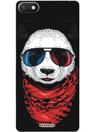 Силиконовый бампер чехол для xiaomi redmi 6a с рисунком панда