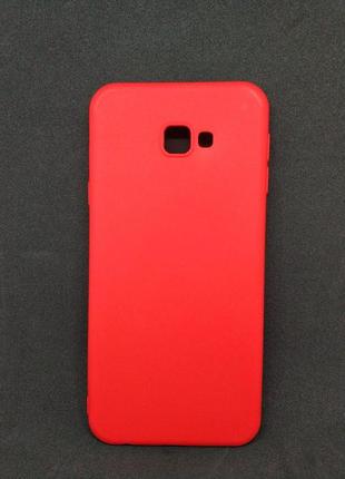 Силиконовый чехол бампер для samsung j4 plus candy case красный