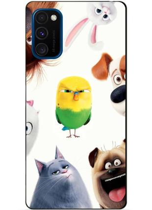 Силиконовый бампер чехол для samsung m30s 2019 galaxy m307f с рисунком тайная жизнь домашних животных