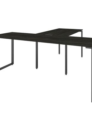 Офисный письменный стол руководителя loft details kb200b с брифингом морское дерево