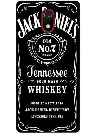 Бампер силиконовый чехол для xiaomi redmi 8a с рисунком jack daniels