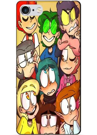 Силіконовий бампер чохол для iphone 6/6s з малюнком 13 карт