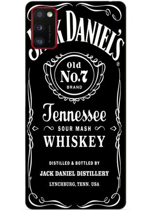 Силіконовий бампер чохол для samsung a41 galaxy a415f з малюнком jack daniels