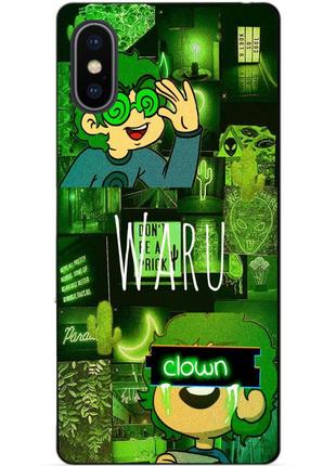 Силиконовый бампер чехол для iphone xs вару 13 карт