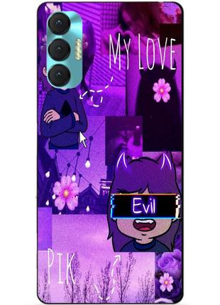 Силиконовый бампер чехол для tecno spark 8p пик 13 карт