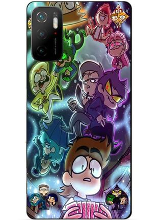 Силіконовий бампер чохол для xiaomi poco m3 pro з картинкою 13 карт