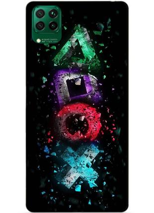 Силіконовий чохол бампер для huawei p40 lite з малюнком sony playstation
