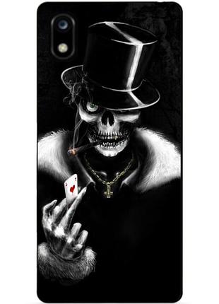 Чехол силиконовый для zte blade a7 2019 с рисунком карта