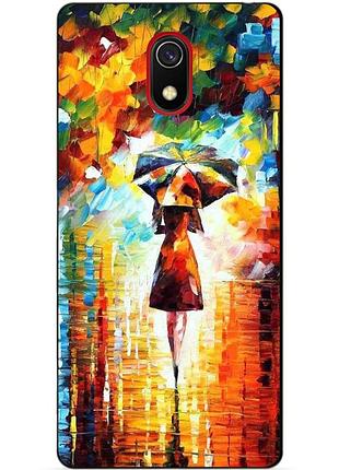 Бампер силіконовий чохол для xiaomi redmi 8a з малюнком прогулянка