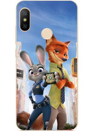 Силіконовий чохол для huawei p20 lite з малюнком зверополис