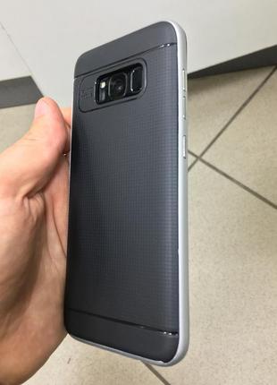 Чохол neo hybrid для samsung galaxy s8 plus (6.2") silver6 фото