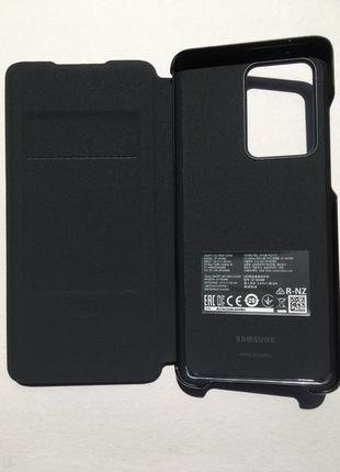 Чохол-книга smart led wallet view cover ef-ng988pbegru для samsung galaxy s20 ultra (6.9") чорний5 фото