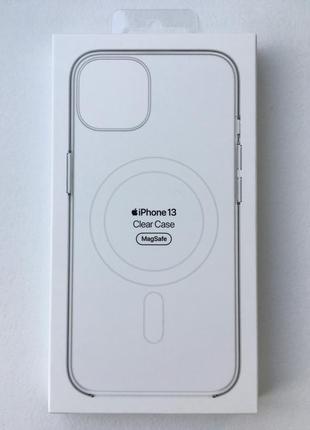 Оригинальный прозрачный чехол apple clear case magsafe mm2x3ze/a для iphone 13/14 (6.1") clear2 фото