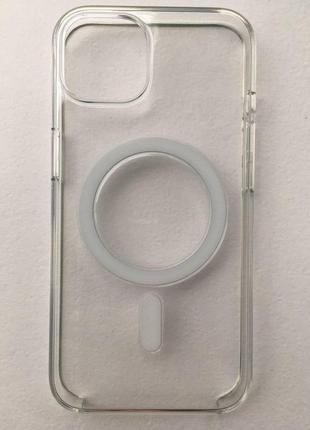 Оригинальный прозрачный чехол apple clear case magsafe mm2x3ze/a для iphone 13/14 (6.1") clear4 фото