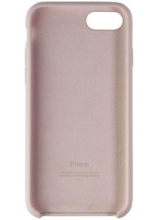 Чехол оригинальный силиконовый silicone case mn6h3zm/a для apple iphone 7/8/se 2020/2022 (4.7") chalk pink4 фото