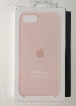 Чехол оригинальный силиконовый silicone case mn6h3zm/a для apple iphone 7/8/se 2020/2022 (4.7") chalk pink2 фото