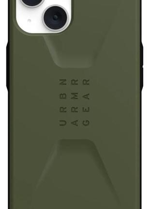 Чохол оригінальний протиударний uag civilian 11317d117272 (original) для iphone 13/14 (6.1") olive drab