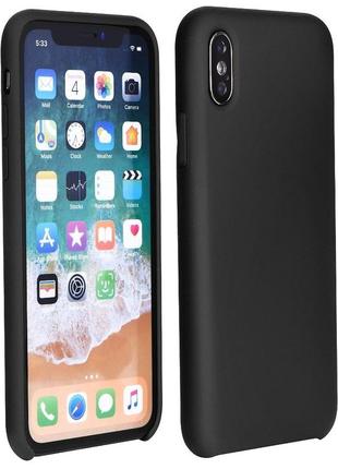 Чехол оригинальный силиконовый silicone case mrwe2zm/a (original) для apple iphone xs max (6.5") black2 фото