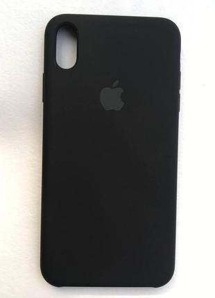 Чехол оригинальный силиконовый silicone case mrwe2zm/a (original) для apple iphone xs max (6.5") black7 фото