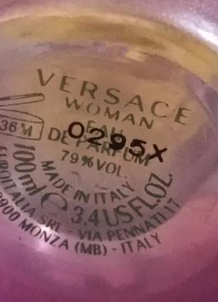 Парфюмерная вода versace womanl италия. 100мл.3 фото