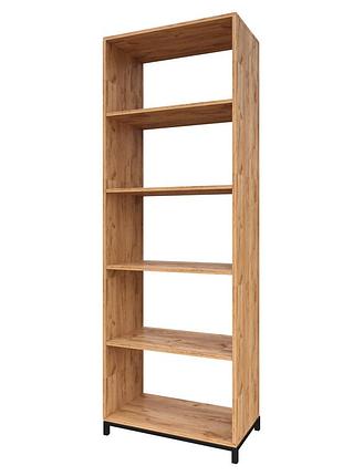 Шкаф для документов открытый loft details g-400-2b дуб крафт золотой