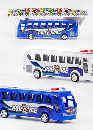 Автобус jy 88-2 a  "поліція", 2 види, інерція, у пакеті