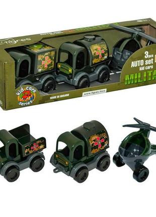 Набір військових машинок "kids cars" 39998 (20) "tigres", в коробці