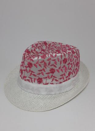 Літній капелюх — челентанка для дівчинки 52-54.