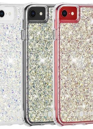 Протиударний чохол з блискітками case-mate twinkle cm037228 для iphone 6/6s/7/8/se 2020 stardust (зоряний пил)