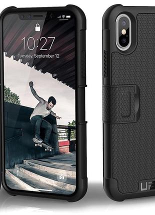 Чехол книжка оригинальный uag metropolis series iphx-e-bl (original) для iphone x/xs (5.8") black9 фото