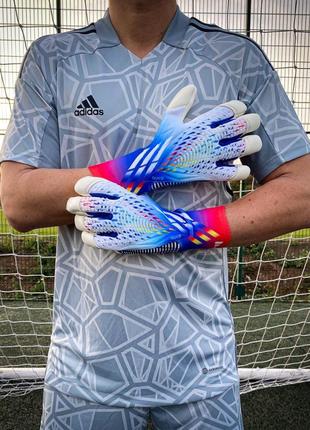Вратарские перчатки adidas goalkeeper gloves predator (8-9 размеры в наличии!!!)2 фото