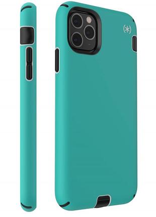 Чохол протиударний з антимікробним покриттям speck presidio sport для iphone 11 pro (5.8") jet ski teal2 фото