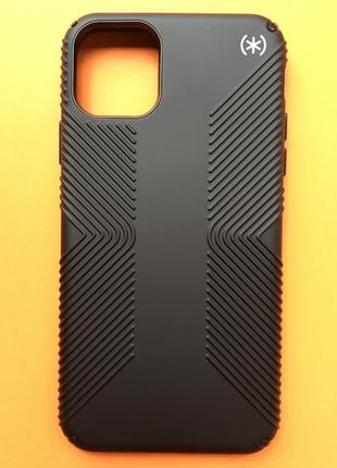 Чехол противоударный с антимикробным покрытием speck presidio2 grip для iphone 11 pro max (6.5") black6 фото