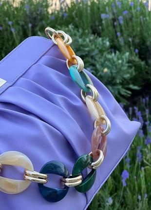 Женская сумка через плечо vintage violet