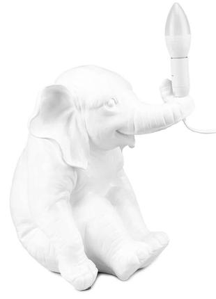 Лампа "білий слон", біла