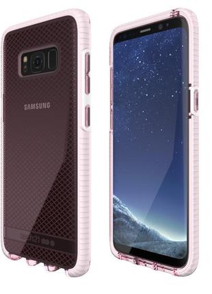 Чехол противоударный tech21 evo check для samsung galaxy s8 plus pink
