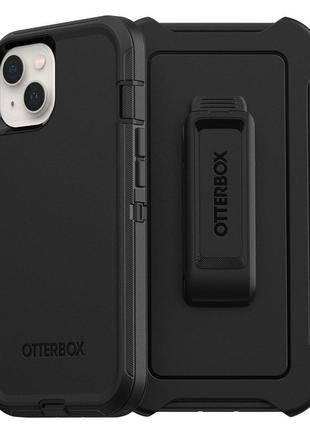 Чехол противоударный с клипсой otterbox defender 77-85441 для iphone 13 (6.1") black