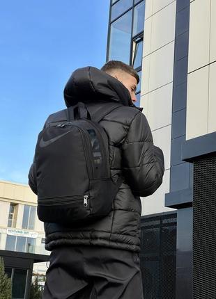 Мужской рюкзак nike just спортивный городской черный мужской женский портфель найк  (bon)3 фото