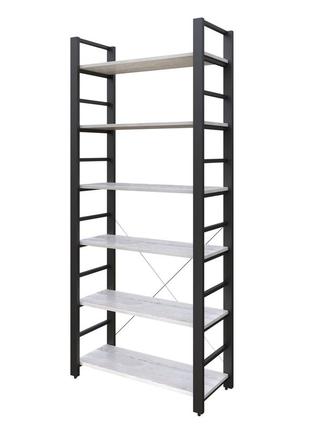 Стеллаж металлический loft details m-190b-1 сосна лофт белая