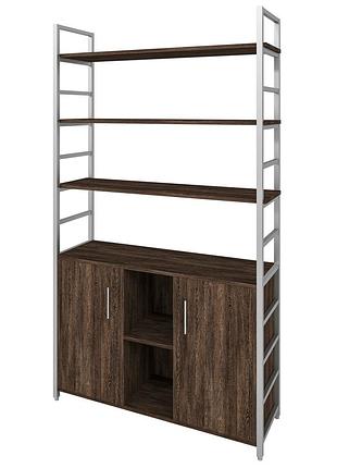 Стеллаж металлический loft details mm-191-2 венге винтаж