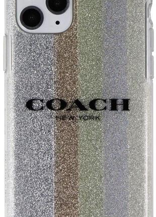 Чохол протиударний coach protective case ciph-003-glamn-v для iphone 11 pro max (6.5") glitter americana