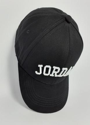 Бейсболка кепка чорна jordan.3 фото