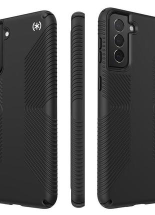 Чохол протиударний із антимікробним покриттям speck presidio2 grip для samsung galaxy s21 plus (6.7") black5 фото