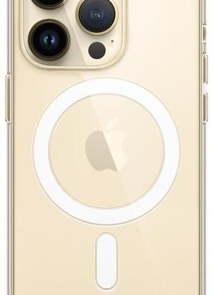 Оригинальный прозрачный чехол apple clear case magsafe mpu63rm/a для iphone 14 pro (6.1") clear8 фото