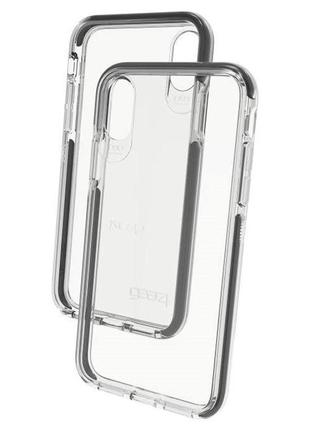 Противоударный прозрачный чехол gear4 piccadilly d3o с антимикробным покрытием для для iphone x/xs (5.8")7 фото