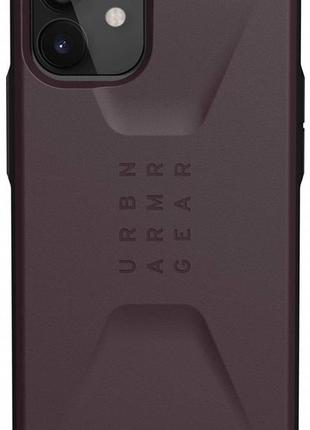 Чохол оригінальний протиударний uag civilian (original) 11234d114949 для iphone 12 mini (5.4") eggplant