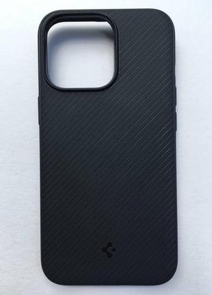 Чохол оригінальний протиударний spigen core armor mag magsafe (magfit) для iphone 13 pro (6.1") black3 фото