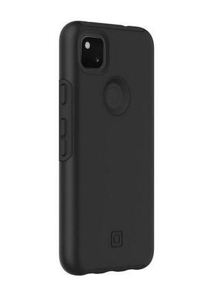 Противоударный двухслойный чехол incipio dualpro для google pixel 4a (5.8") black2 фото