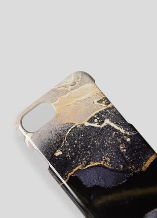 Чехол накладка ideal of sweden printed magsafe для iphone 7/8/se 2/3 2020/2022 (4.7") golden twilight marble3 фото